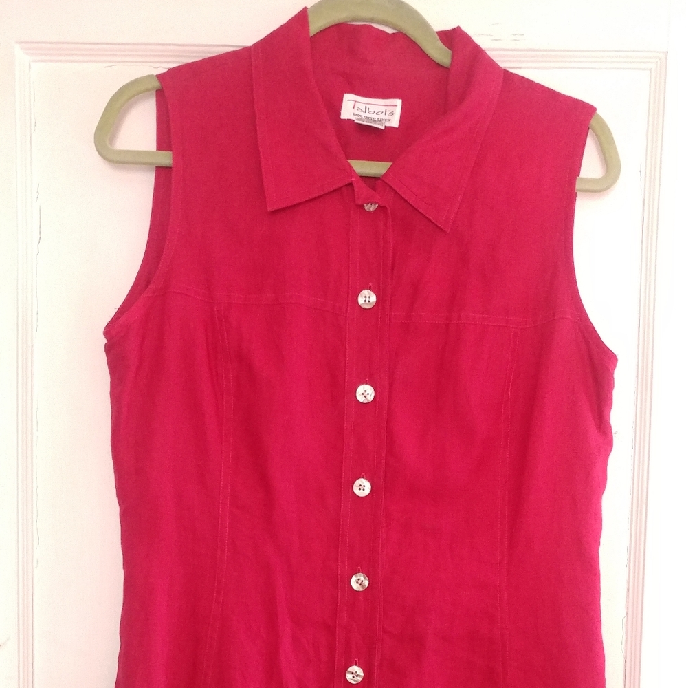 Talbots Irish Linen dress, 14
